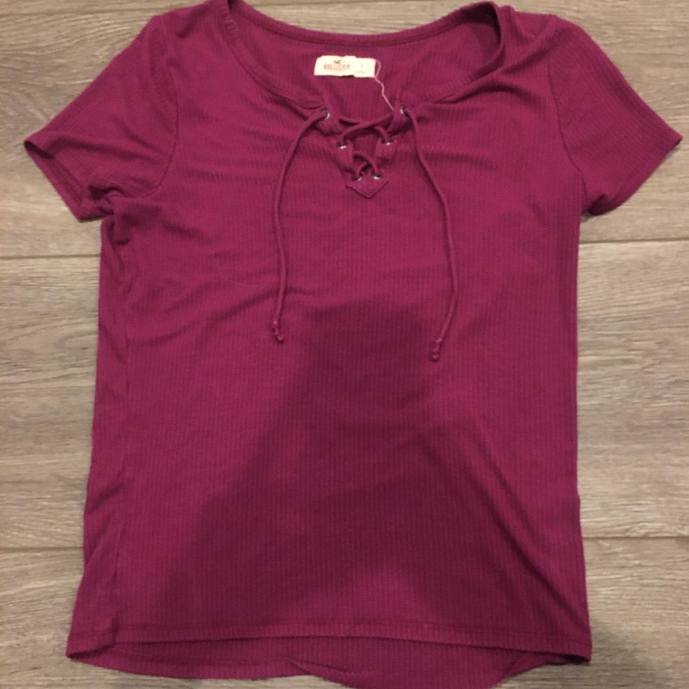 Lace Up T-Shirt